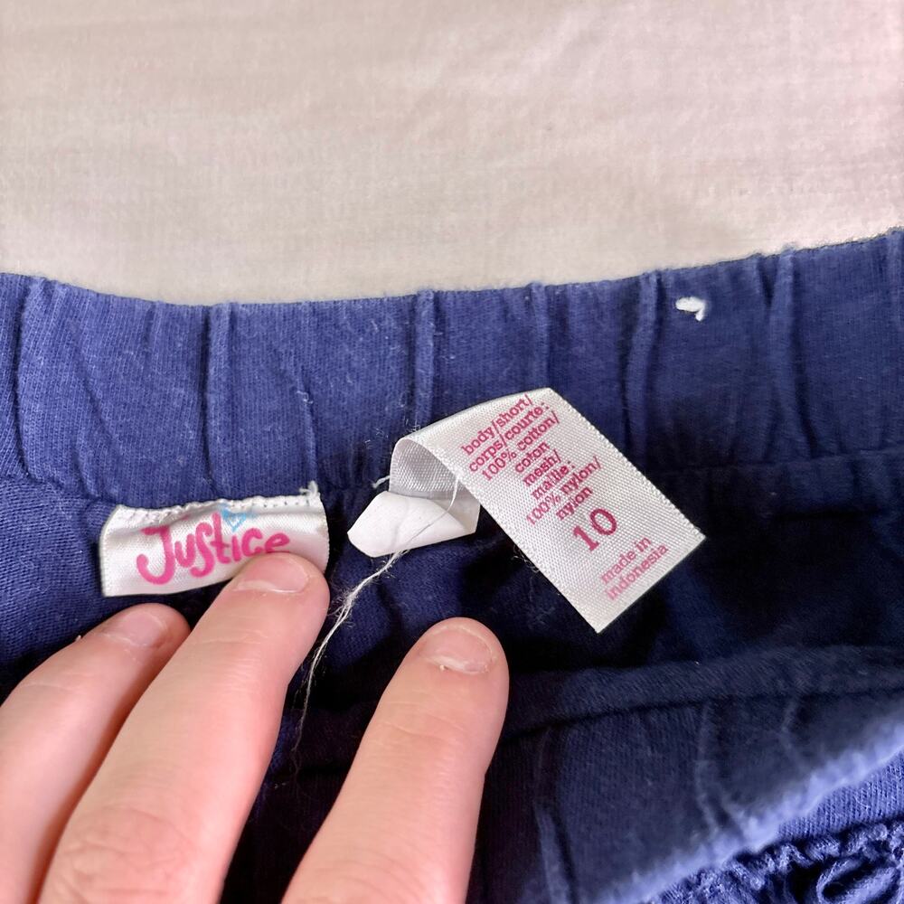 Y2K Blue Mini Skirt Girls Medium 10 - Picture 3 of 3